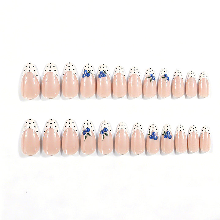 Künstlerische Blumen Design Nagelverstärkung Karnz