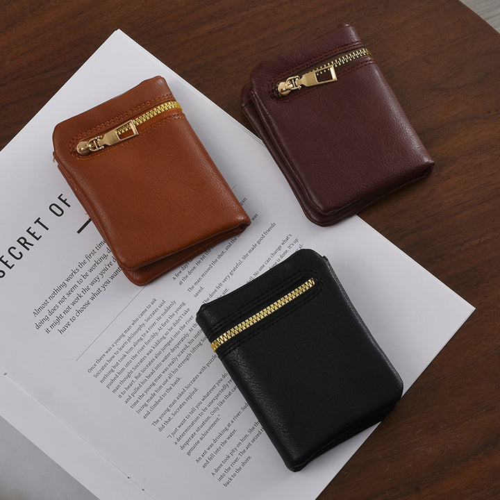 Stylische Reißverschluss-Münztasche Karnz
