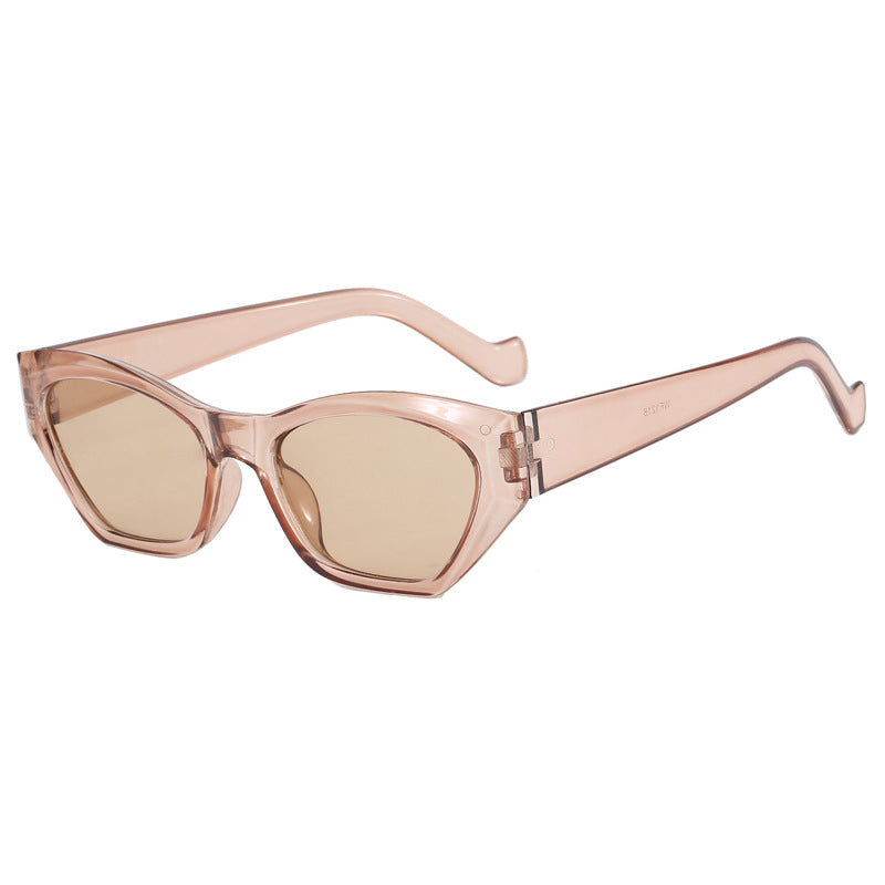Damen einzigartige geometrische Sonnenbrille Karnz
