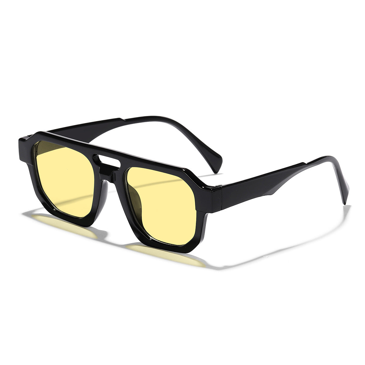 Damen moderne Sonnenbrille mit quadratischem Rahmen und UV-Schutz Karnz