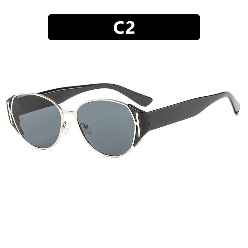 Damen Retro-inspirierte Sonnenbrille mit elegantem Rahmen Karnz