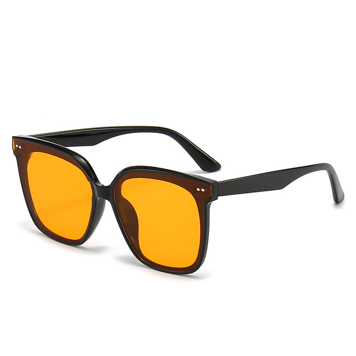 Oversized quadratische Sonnenbrille
