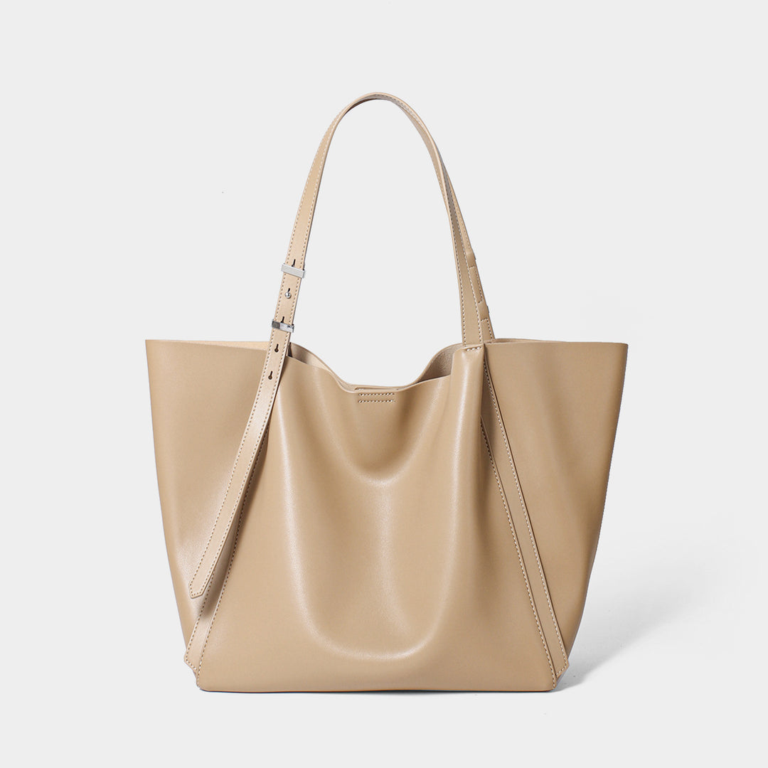 Minimalist Sculpted Tote mit verstellbaren Schulterriemen