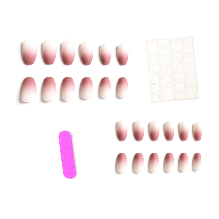 Elegante Ombre-Acryl-Nagelverlängerungen Karnz