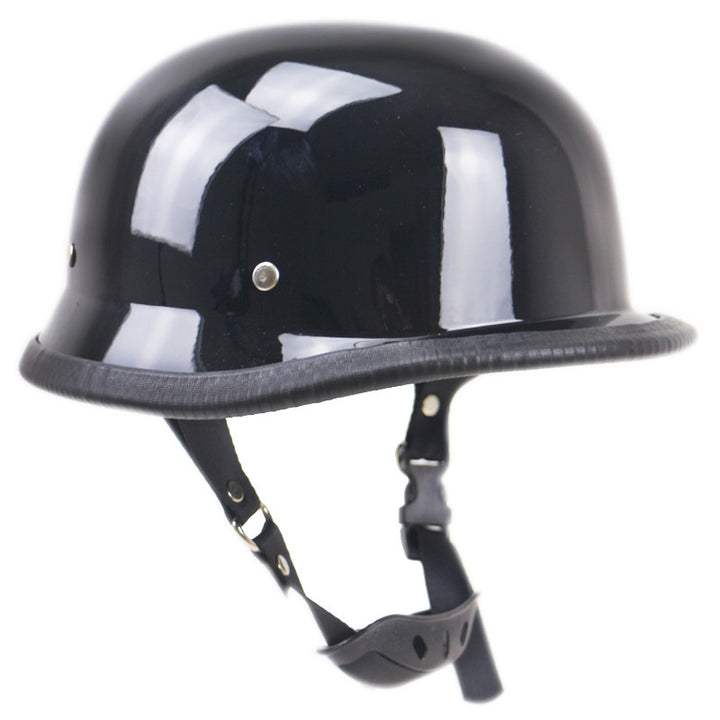 Klassischer Cruiser Motorrad Sicherheitshelm Karnz