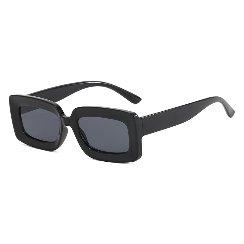 Damen futuristische Quadratische Sonnenbrille Karnz