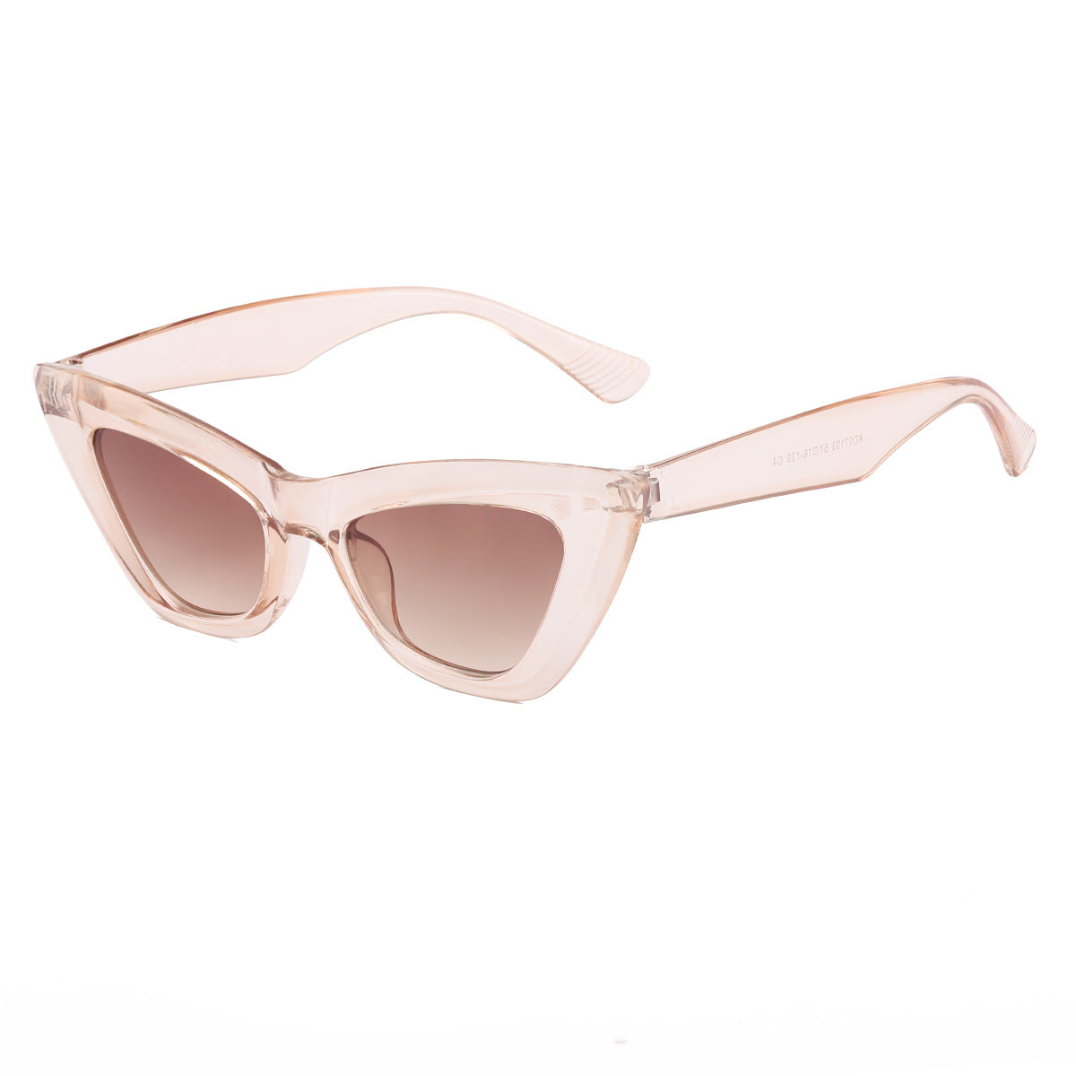 Damen Cat-Eye Sonnenbrille mit trendigem Animal-Print Karnz