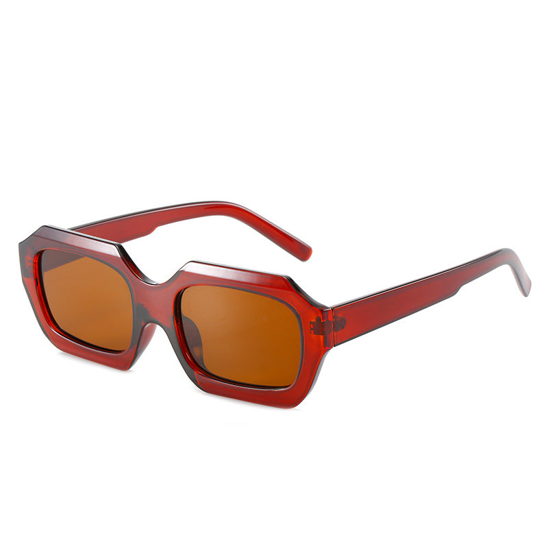 Damen modische Sonnenbrille im einzigartigen achtkantigen Design Karnz