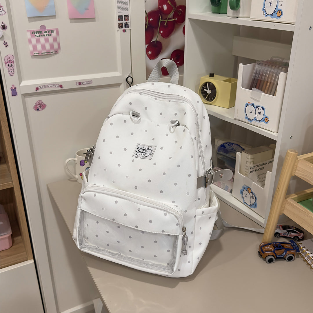 Polka-Dots-Design-Rucksack Karnz