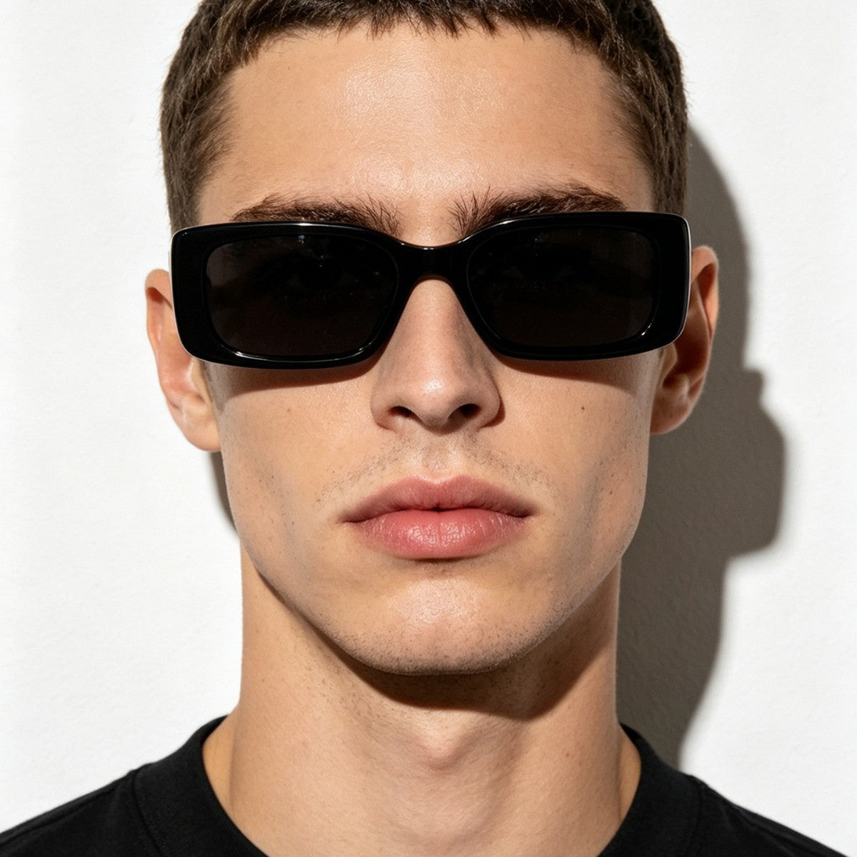 Damen modische Sonnenbrille mit extravagantem quadratischen Rahmen Karnz