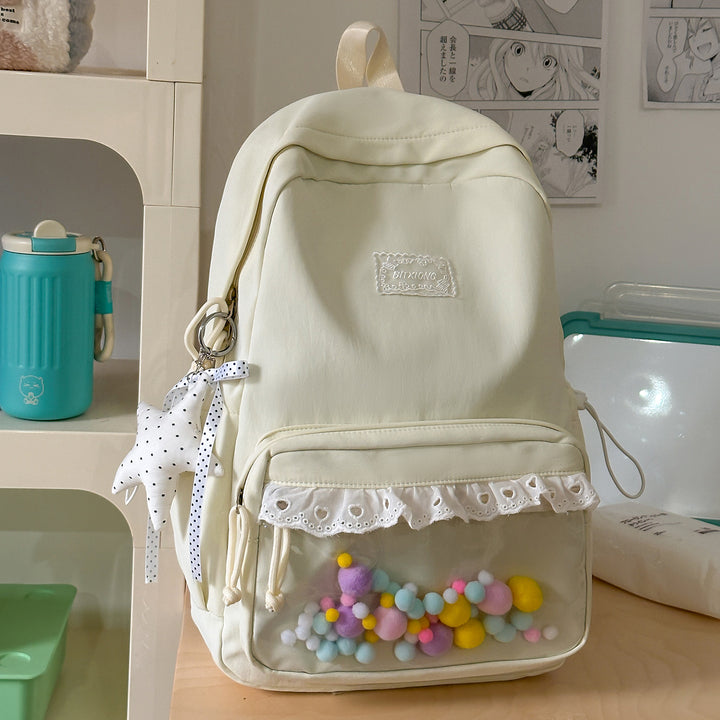 Stylischer Rüsch-Rucksack Karnz