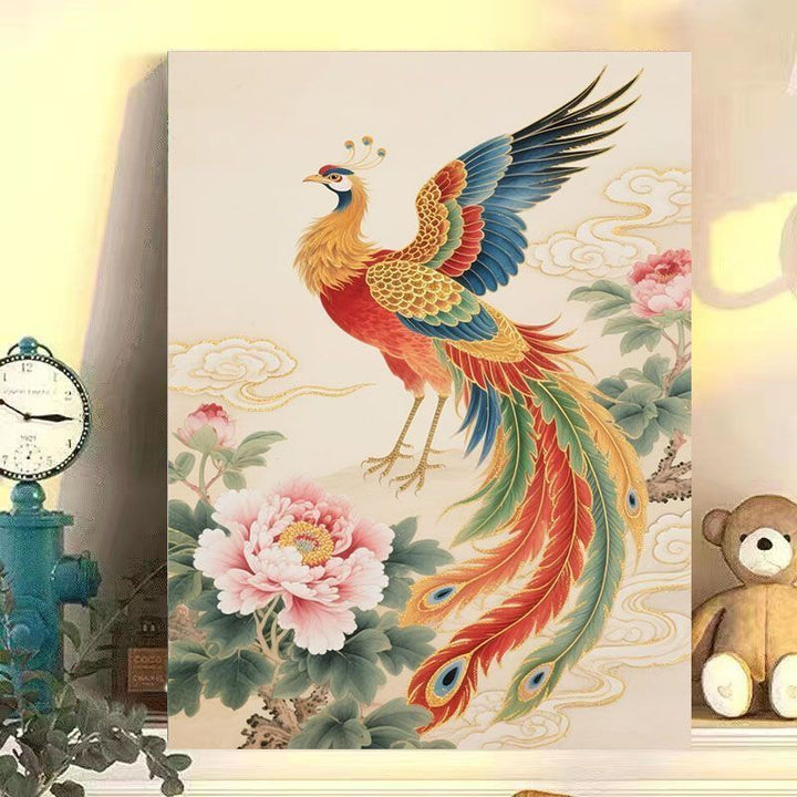 Mythical Phoenix Leinwandkunst Karnz