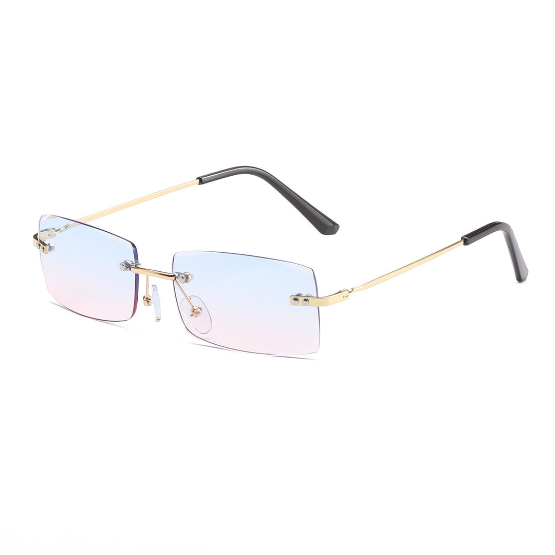 Damen modische Sonnenbrille mit elegantem, filigranen Rahmen Karnz