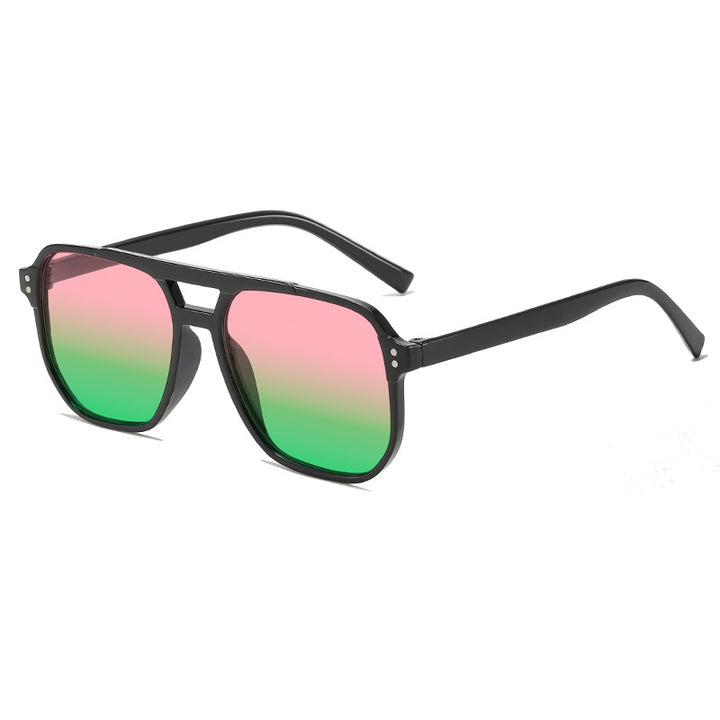Stylische Breite-Rahmen-Sonnenbrille Karnz
