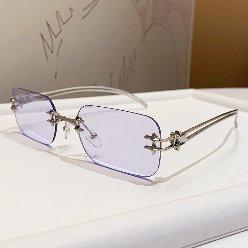 Damen filigrane Brille Karnz