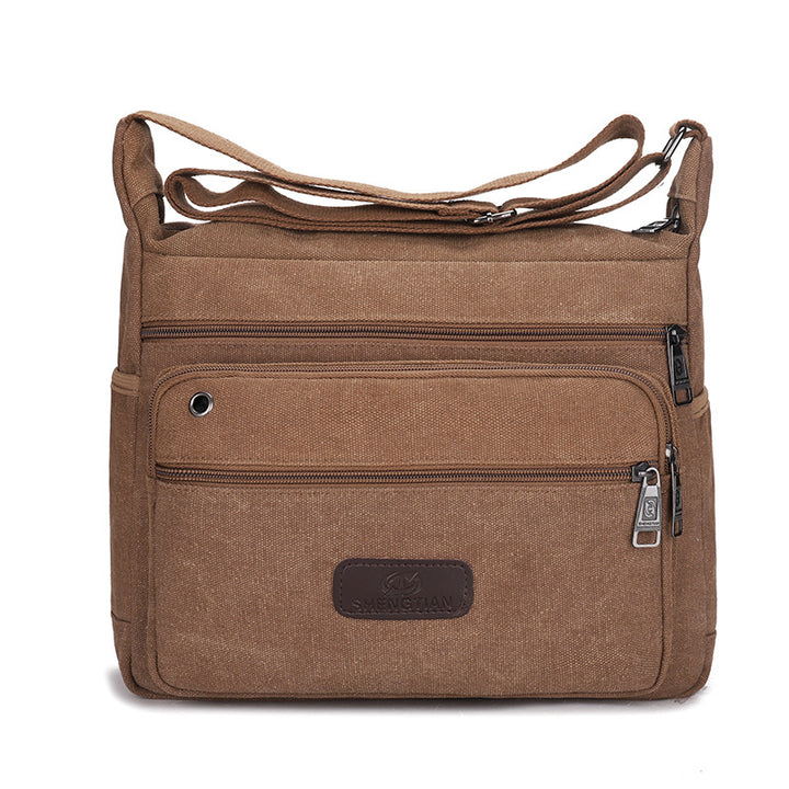 Vielseitige Canvas Messenger Bag