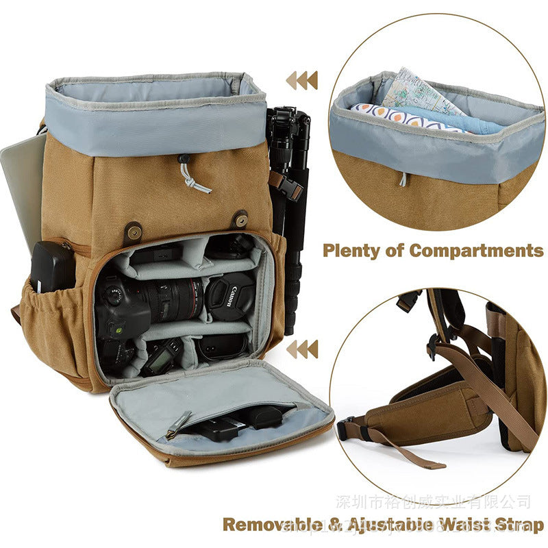 Vintage Canvas Reisrucksack Karnz
