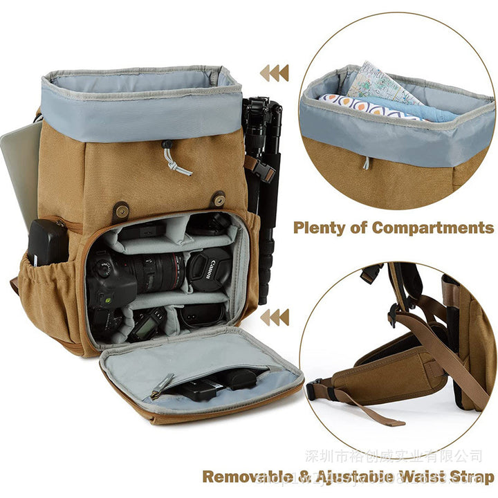 Vintage Canvas Reisrucksack Karnz