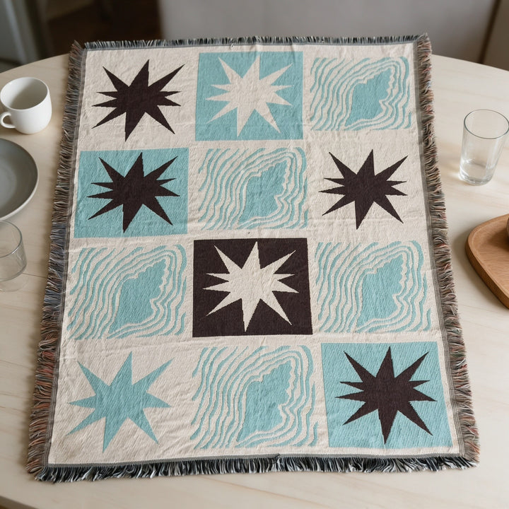 Dekorative Gewebte Wurfdecke