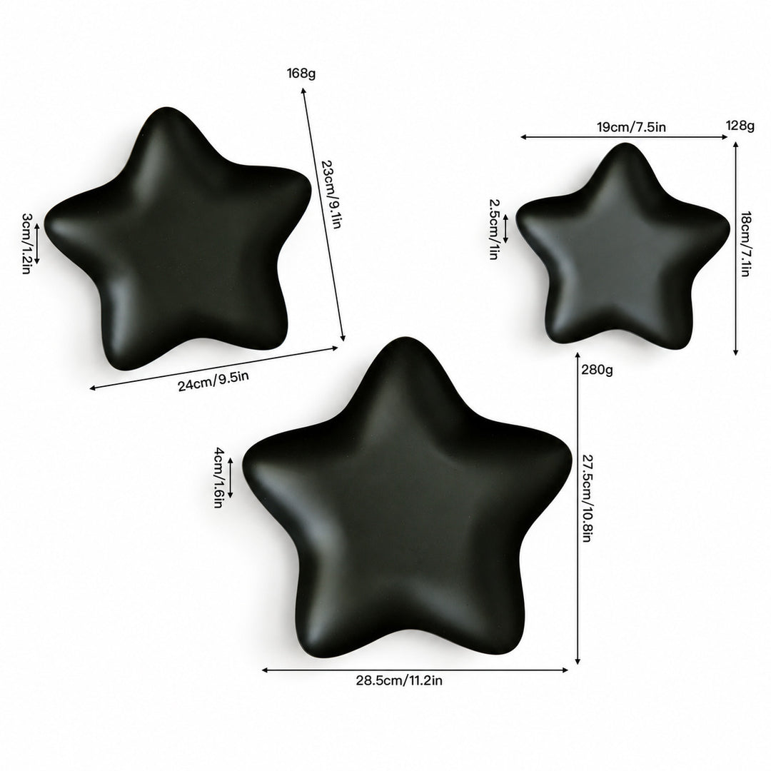 Sternförmige Servierplatte