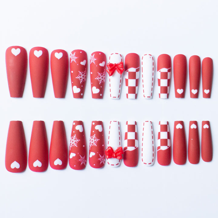 Festliches Winter-Themen Nagelkunstset