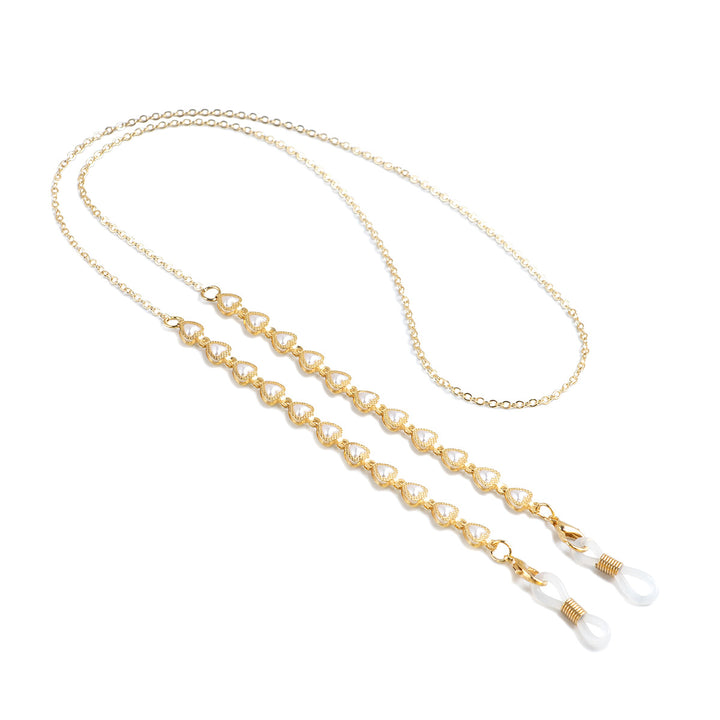 Elegante perlverknüpfte Brillenband Karnz