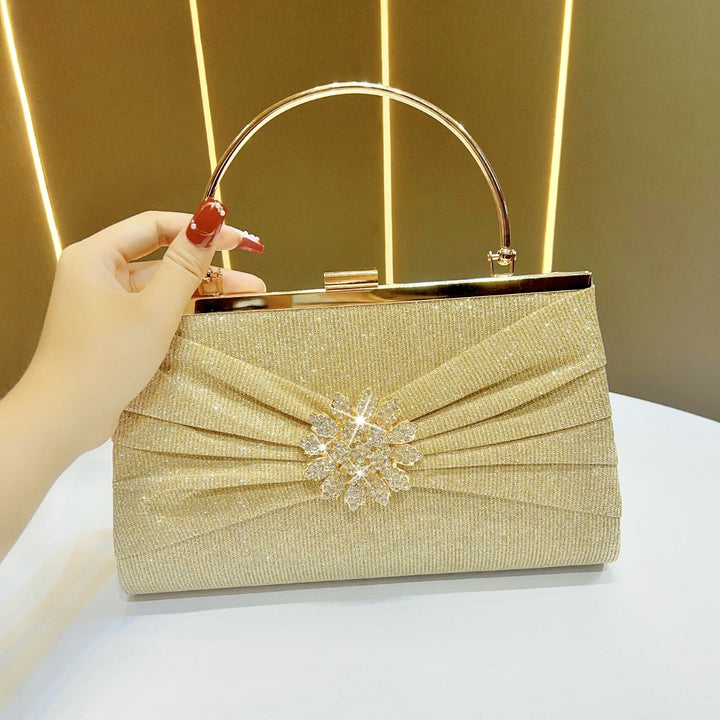 Glamouröse Metallische Abend-Handtasche