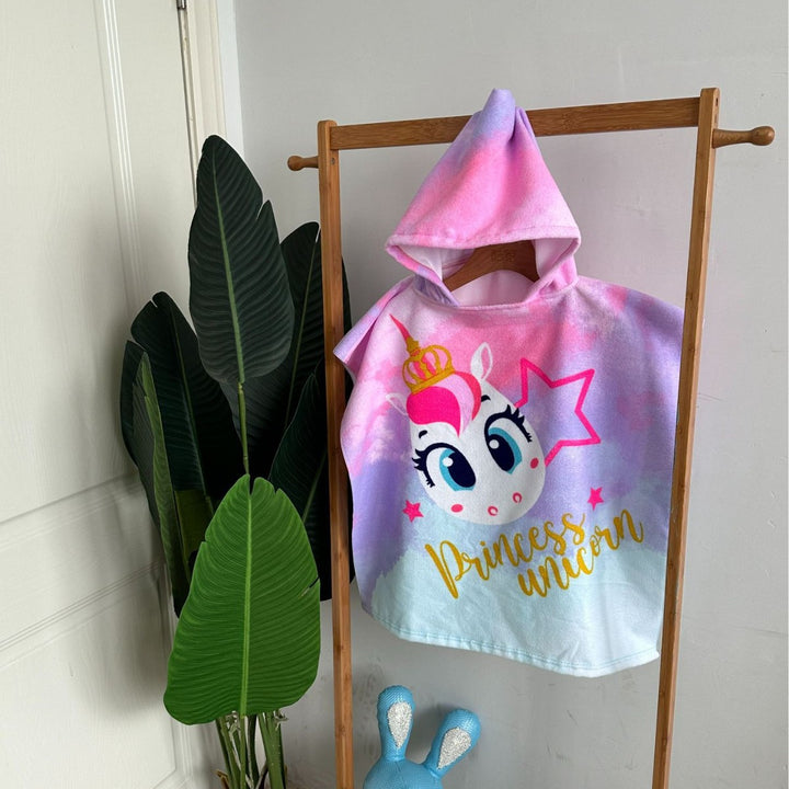 Kinder Haifisch-Design Kapuzenhandtuch Poncho Karnz