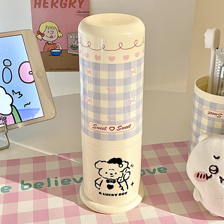 Praktischer Aufbewahrungsbehälter mit Floralem Motiv Karnz