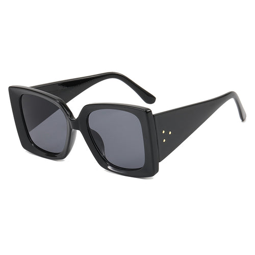 Damen Überdimensionierte Leo-Sonnenbrille Karnz