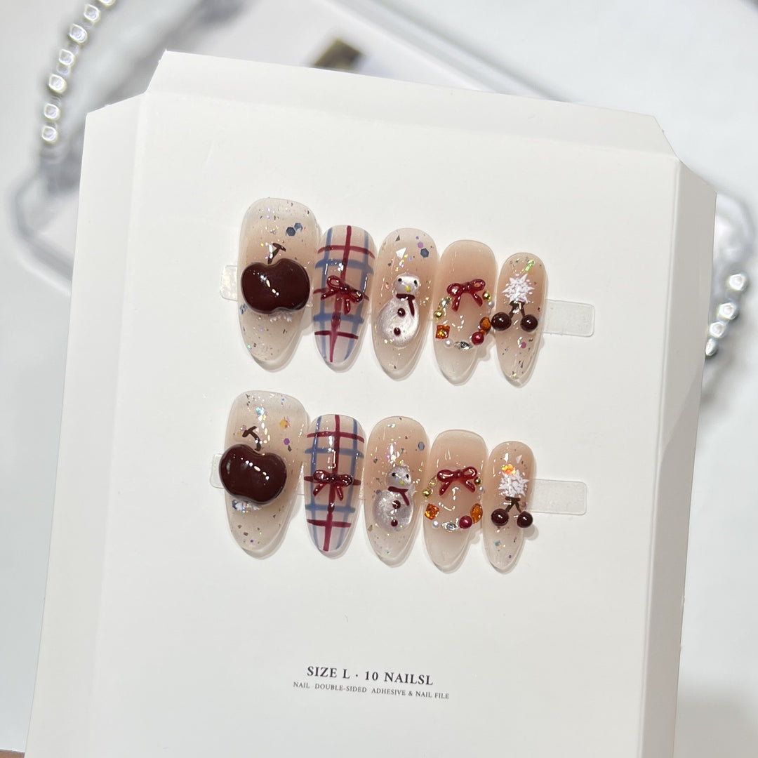Themen Press-On Nagelkunstset mit Hello Kitty Designs Karnz