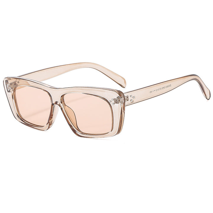 Damen quadratische Sonnenbrille mit modernem Design und polarisierenden Gläsern Karnz