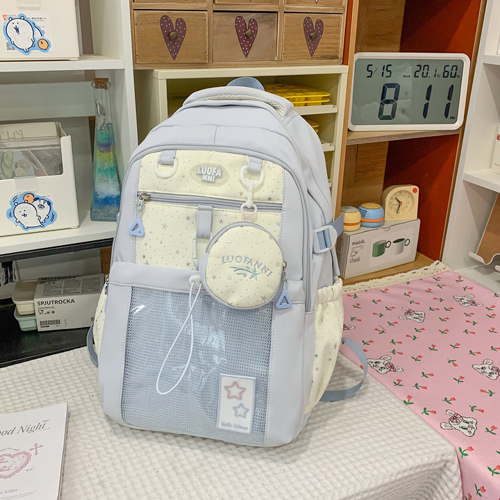 Stylischer Multifunktions-Rucksack mit gepolsterten Gurten Karnz