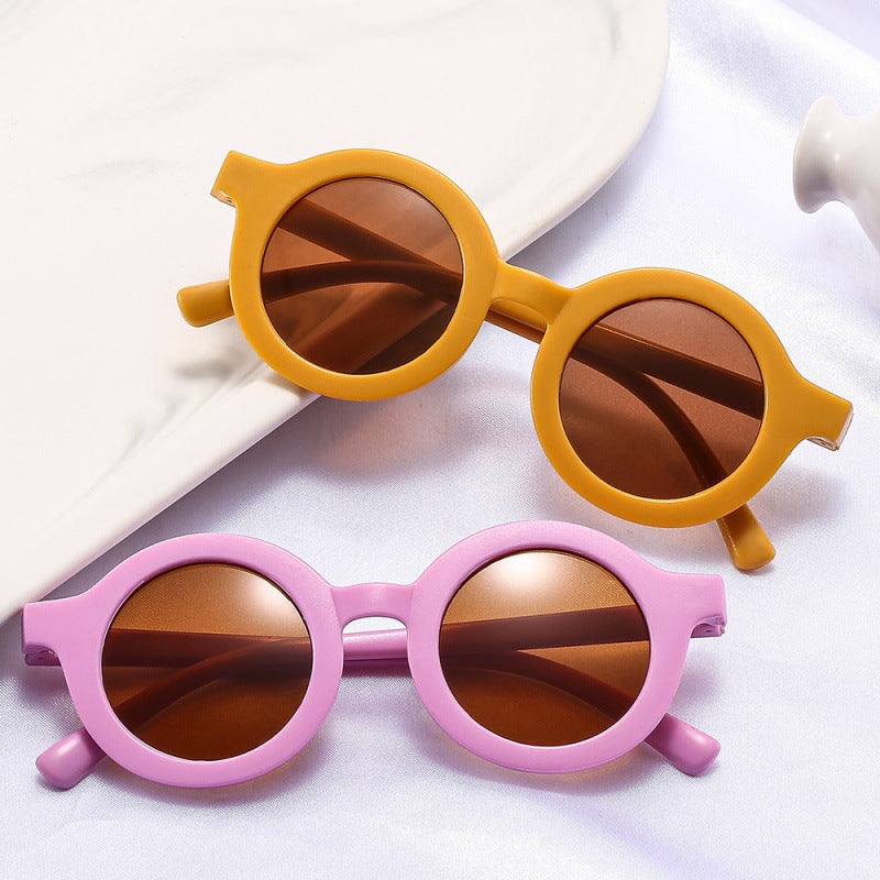 Vintage runde Rahmen Sonnenbrille Karnz