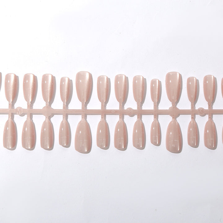 Elegantes Press-On-Nagelset mit glänzendem Finish Karnz