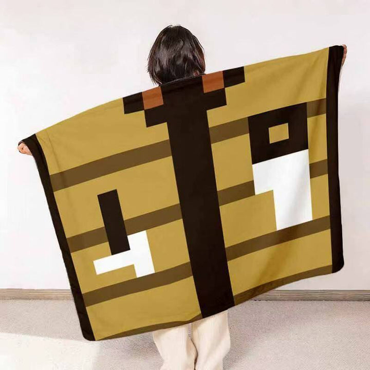 Gemütliche Karomuster-Fleece-Decke