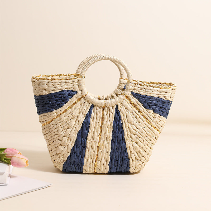 Damen Geflochtene Korbtasche mit elegantem Design Karnz