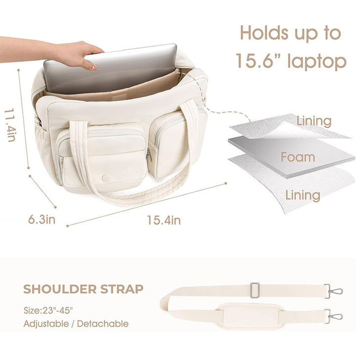 Multifunktionale Alltags-Tasche mit Externen Fächern Karnz