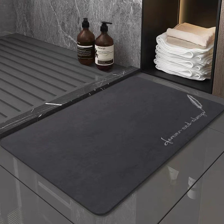 Elegante ovale Willkommensmatte