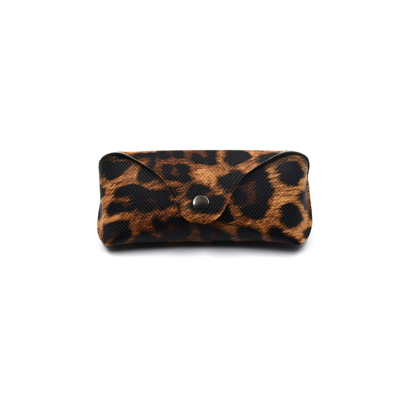 Stylische Leopard Druck Brillenetui Karnz