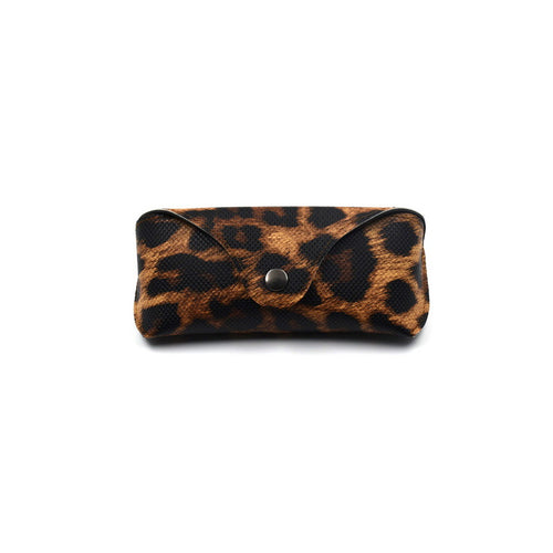 Stylische Leopard Druck Brillenetui Karnz