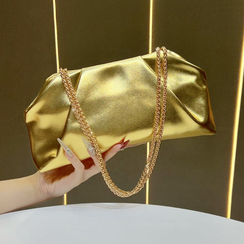 Stylische Metallische Abendhandtasche