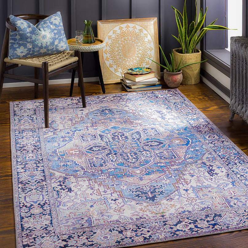 Vintage-inspirierter dekorativer Teppich