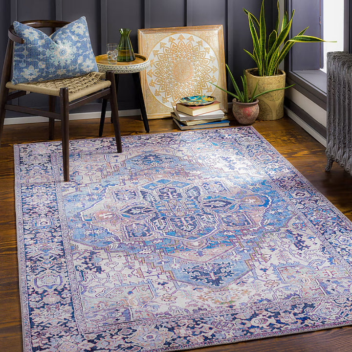 Vintage-inspirierter dekorativer Teppich
