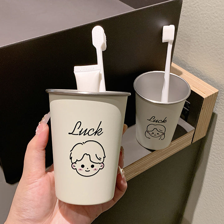 Keramiktasse mit Fröhlichem Gesichtsmotiv Karnz
