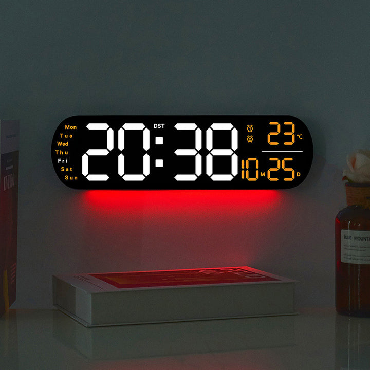 Digitaler LED-Wecker mit großem Display und Temperaturanzeige Karnz