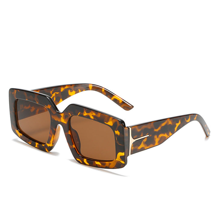 Oversized quadratische Rahmen Sonnenbrille Karnz