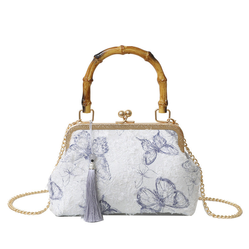 Vintage Floral Handtasche