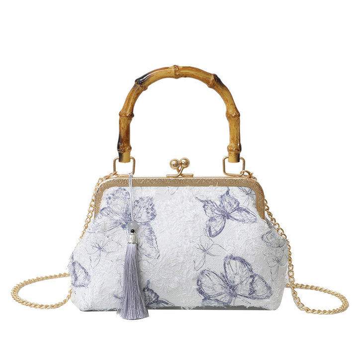 Vintage Floral Handtasche