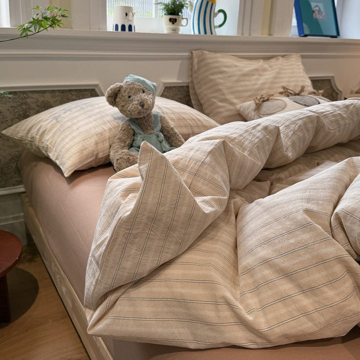 Premium Plaid Bettwäsche Set